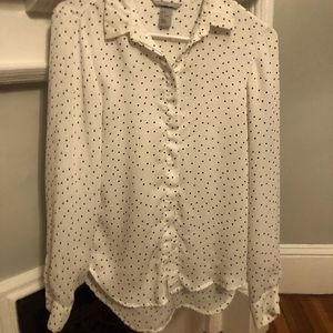 Polka dot blouse